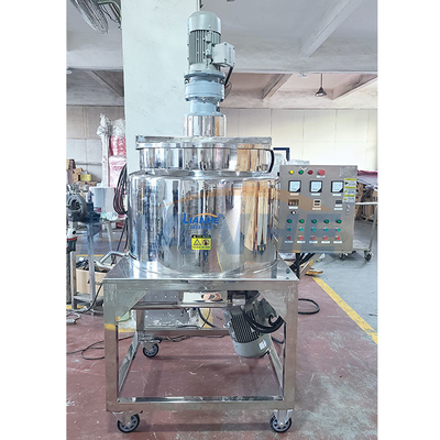 Sanitizer Making Homogenizer Emulsifier Mixer 300L Movable Design