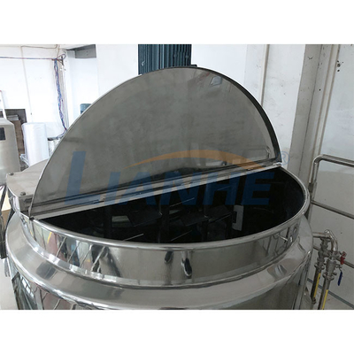 3 Layers Lotion Homogenizer Emulsifier Mixer With Circulation System