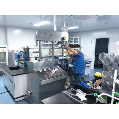 Small Lab 65 Rpm High Shear Emulsifier Mixer For Cosmetic Cream Making