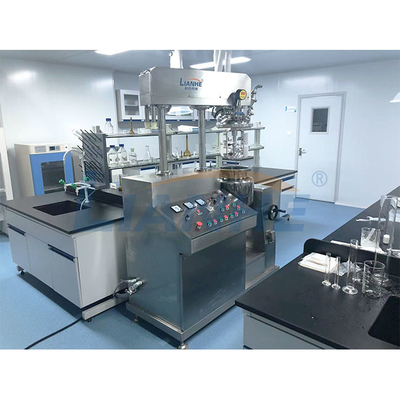 3 Layers Lab Emulsion Mixer Machine For Cream 10L SUS316L Material