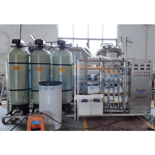 SGS 220V Drinking Water Treatment Machine , 2500L/H RO Commercial Water Purifier
